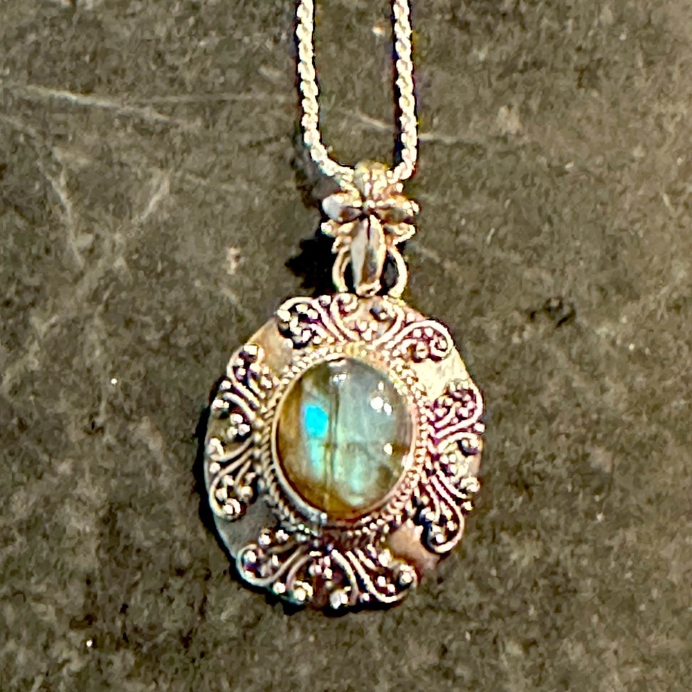 Labradorite Sterling necklace